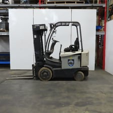 5000 lb. Crown #FC4515-50, electric forklift, 48 V., 240" lift height, 4 stage mast, 2012