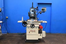 6" x 18" Chevalier #FSG-618M, hand feed surface grinder w/ roller bearing table, 8" x 1/2" x 1-1/4" wheel