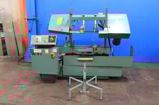 16" x 9" W.f. Wells #W-9-1, semi-auto horizontal band saw, coolant, 1" x .035" x 11' 6" blade, 60-300 FPM