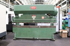 90 Ton, Dreis & Krump #810-L, mechanical press brake, 10' overall, 102" between housing, 3" stroke, 8"