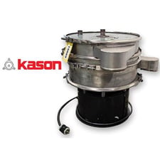 24" Kason #K24-1-SS, vibratory separator single deck screener, 1/3 HP motor, 460 V., 3-phase