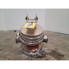 IMI, Stainless Steel, 3" sanitary flange liquid-line T-trap dual Magnetics plate rare earth magnet