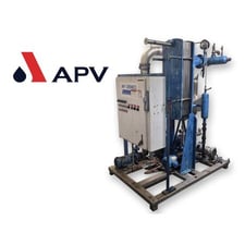 APV Crepaco #JPE, rising / falling film plate evaporator