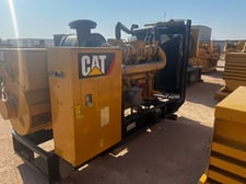 600 KW Caterpillar #C18, diesel generator set, 480 Volts, 3-phase, 8022 hours, 1800 RPM, Tier 3, 2017