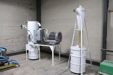 EuroVac #SYS-030-360C0000, cyclcone separator & cartridge dust collector