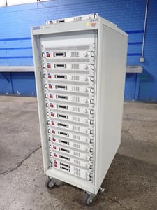 Amrel Eload #LPLS1016, Load Center, (12) LPL800-60-50, (3 available) LPL300-60-20