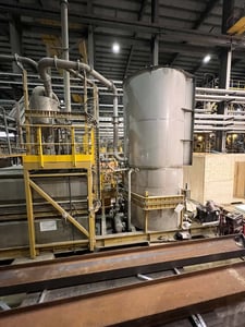 3170 gallon Gekko, Potassium Amyl Xanthate Reagent Mixing & Storage Tank System, 1849-gallon vertical mixing