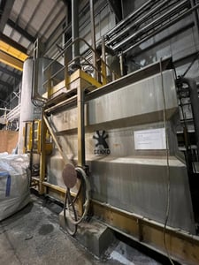 3170 gallon Gekko, Sodium Metabisulfite Reagent Mixing & Storage Tank System, 1849-gallon vertical mixing