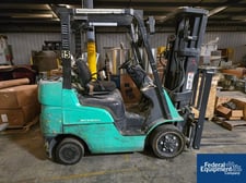 4750 lb. Mitsubishi #FGC25N, Forklift, 187" mast height