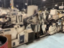 M12 Sanmei #THI-12R, Thread Roller, 50-150 PPM, 17.32" stroke, 11 kW, w/ bowl & stand