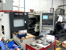 Yama Seiki #GLS-2000LM, cnc lathe, 16.9" diameter x 24.8" L turn, 2" bar, 3" bore, 20 HP, 4200 RPM, 12
