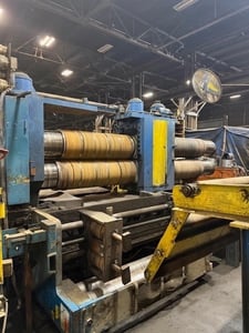 60" x .5" Braner/Yoder Slitting Line, 60000 lb., 20-24" ID, 72" outside dimension, RL