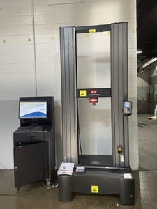 Instron #5982, 100kN, with Bluehill 3 software, 76" vertical test space, 22.6" horizontal test space