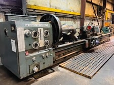 49" x 240" Geminis #GE-1200S, heavy duty engine lathe, 35" swing over cross slide, 4-jaw 48" chuck, Aloris