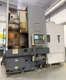 39" Okuma #VTM-100, multi-axis CNC turning & milling center, Fanuc 31iA Control, 39.3" swing, 33" turning