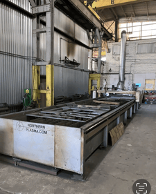 Northern Vision #NVHD, plasma cutter, 6' x 30' cutting area, Hypertherm Powermax 125, 2016