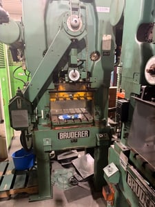 30 Ton, Bruderer #BSTA-30-II, High-Speed Precision Stamping Press, 1/2" stroke @ 1500 SPM, 220 Volts, 1984