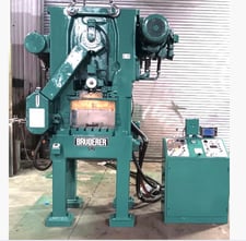 30 Ton, Bruderer #BSTA-25, High-Speed Mechanical Stamping Press, 0.5" -1.5" stroke, 9.17" shut height, 2"