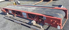 18" wide x 12' long, Red Line Systems #SD-2-12, Troughing Belt Conveyor, Truss type frame, 1 HP, 208-230/460