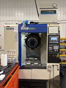 Brother #Speedio-S500X1, CNC drill & tap, 14 ATC, 19.7" X, 15.7" Y, 11.8" Z, 10k RPM, BT30, 13.5 HP, 15.7"