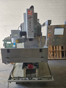 Haas #TM-1, CNC vertical machining center, 30" X, 12" Y, 16" Z, 4000 RPM, 10 automatic tool changer, 7.5 HP
