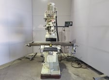 Acer #FVS-3VK, vertical mill, 10" x50" tbl., 3 HP, R8, variable speed