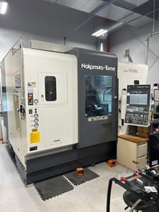 Nakamura -Tome #Super-NTMX, CNC turning center, 8" chuck, 2" bar, 7.87" dia., 30.71" lgth, 10 HP, 12k RPM