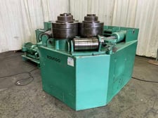 6" x 6" x 5/8" Roundo #R6, angle bending roll, 18" roll diameter, 15 HP, pendant Control with readouts