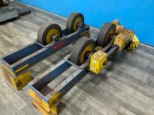 6 Ton, Webb #S165, 12000 lb. tank turning roll set, pendant Control, forward/reversing, 1 HP, 2018