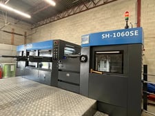 SHM #SH-1060SE, Die Cutting & Stripping Machine, 133 RPM, 41.7" x 29.5" Max Sheet, 300 Ton, 2021