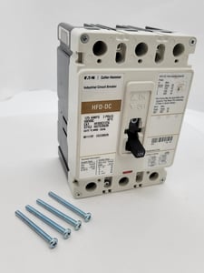 125 Amps, Cutler-Hammer, HFDDC3125L, Circuit Breaker, 3P, 3PH, 600 Volts, HFD-DC, 42KA