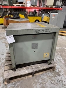 45 KVA, 480 Primary, 208Y/120 Secondary General Purpose #T-1A-53313-3S, Transformer