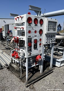 1 HP Trola-Dyne #XL-1058, Hydraulic Power Pack Skid, 3000 PSI, Control Panel