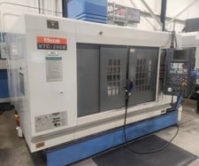 Mazak #VTC-200B, vertical machining center, 57-1/2" x 20" table, 44" X, 20" Y, 20" Z, CAT 40, 10000 RPM, 20