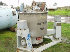 42" x 24" Western States centrifuge, basket, perforate
