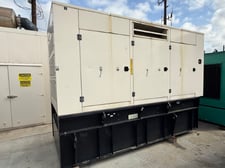 500 KW Caterpillar #C15, diesel generator set, 480 Volts, 568 HP @ 1800 RPM, sound attenuated enclosure, 639
