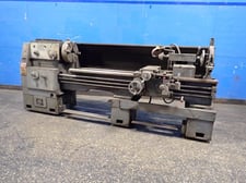 80" x 24" Shenyang #1/2480, Lathe, 3.5" bore, 4 jaw 15.5" chuck, tailstock, Steady Rest, 1440 RPM