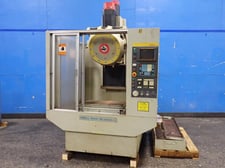 Fanuc #T, CNC vertical machining center, 15" x 27-1/2" capacity, Series O-M Control, 1990
