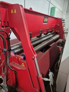 Davi #MCB-TRSB-CON-2518/RR, 4-plate Hydraulic Roller, 12 HP, 12" diameter rolls, 460 V., 2018