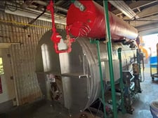200 HP Williams & Davis #200-777-Tejas, steam boiler set, 150 psi, Gordon Piatt natural gas burner