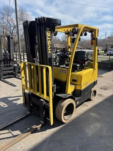 5000 lb. Hyster #S50FT, Forklift, 240" raised height, 3-way hydraulics, 7827 hours, 2018