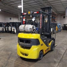 6000 lb. Clark #S30CL, Forklift, 240" raised height, 42" spade fork length, 4-way hydraulics, 9477 hours, 2018