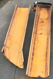 24" wide x 65' long, Vibratory Trough Conveyor, 425 RPM