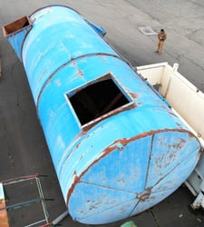 Baghouse Dust Collector, 484 sq.ft. of filter area, airlock discharge, filter bag cages