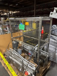 4.5" wide x 90' long, Alliance Industrial, Bottle Track Conveyor System, Stainless Steel, SEW-Eurodrive