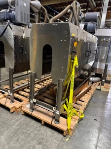 Sleeves Seal, Air Knife Bottle Dryer, Stainless Steel, 9' single-lane drying tunnel, 25 HP Republic