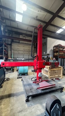 8' x 9' Aronson #G8VRA10CL-PK-C, Welding Manipulator