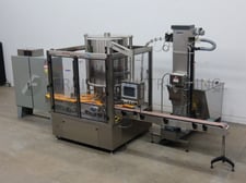 Pneumatic Scale #SC600-14, 14-Head Chuck Capper & Capacity Feeder, 350 containers/min., 3.5" max. capacity