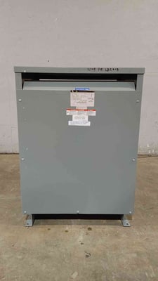 75 kVA, 480 Primary, 208Y/120 Secondary Square D 75T3HFISNLP, General Purpose Transformer, 208A, 3PH (3