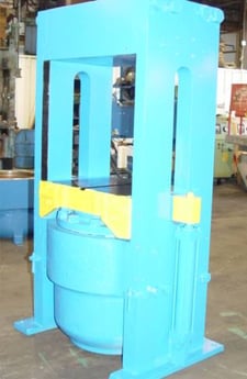 565 Ton, up acting press, 24" ram, 31" daylight, 18" stroke, 29" x24" bed, 2500 PSI